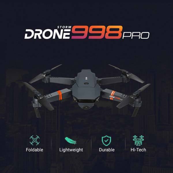 Drone 998 Pro batería recargable cámara HD
