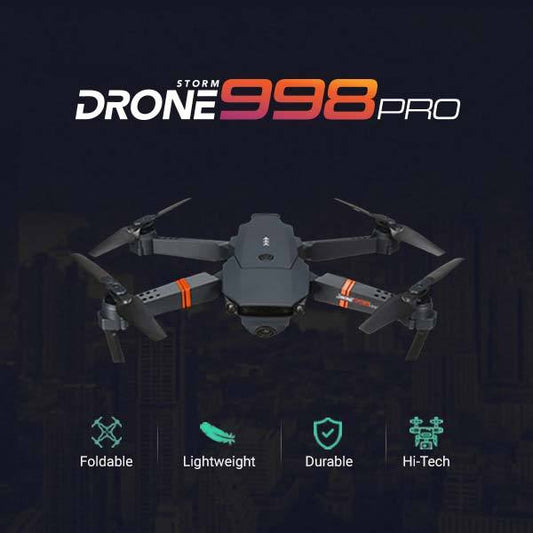 Drone 998 Pro batería recargable cámara HD