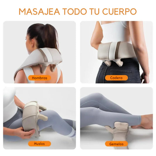 Masajeador Inalámbrico de Cuello, Espalda y Piernas